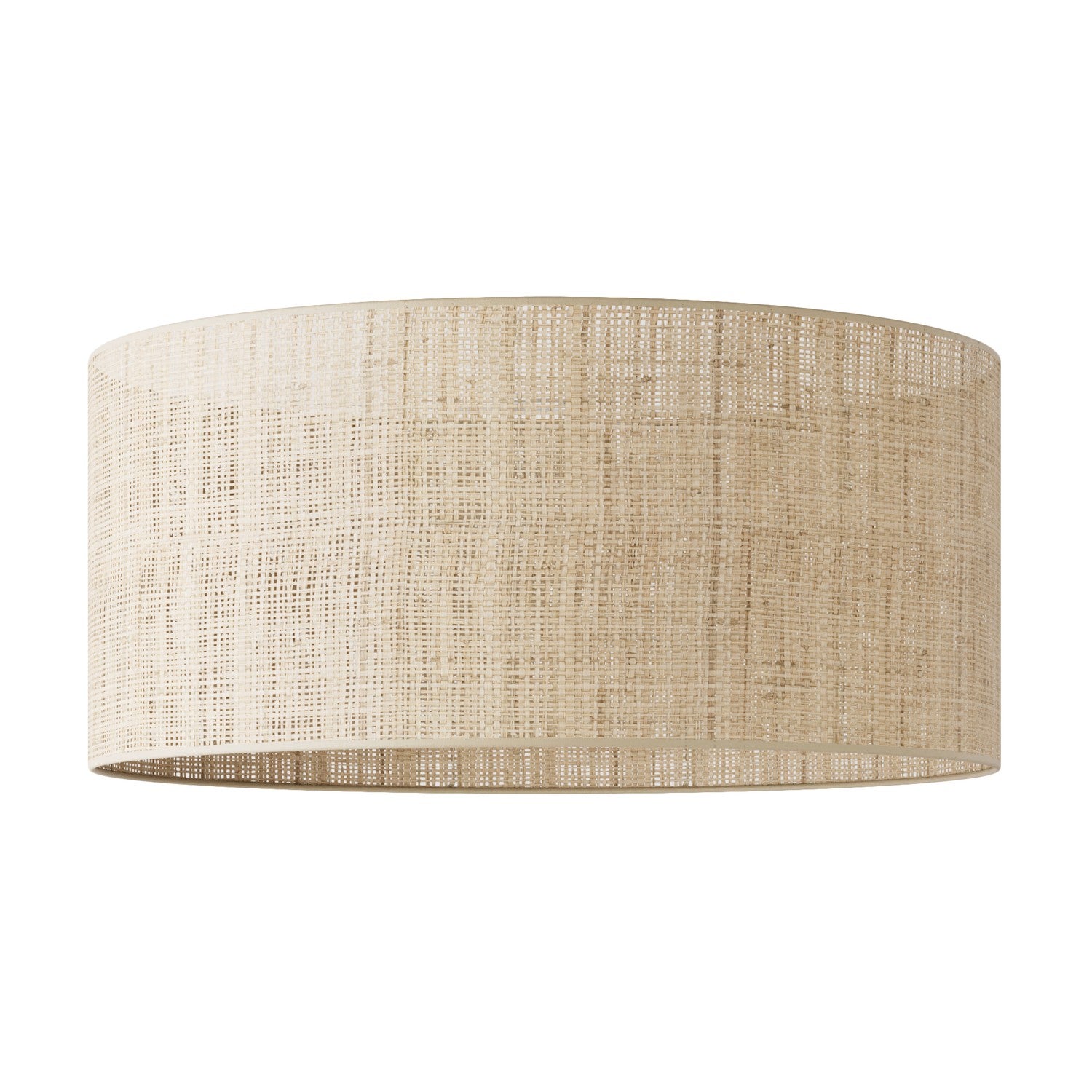 Paralume Cilindro XXL in tessuto con attacco E27 - Made in Italy - Raphia