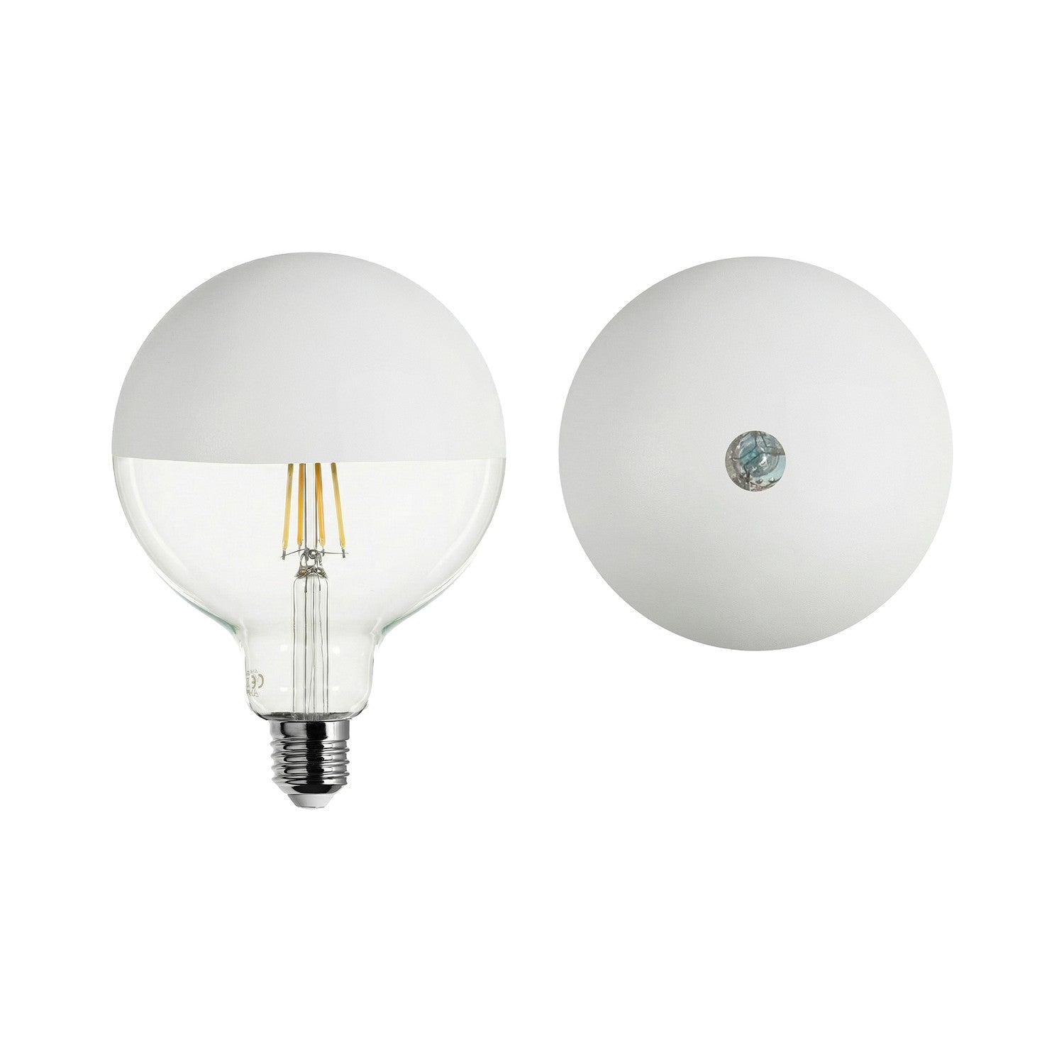 Bec LED Maria G125 4,8W 806Lm E27 2700K Dimerabil - Alb