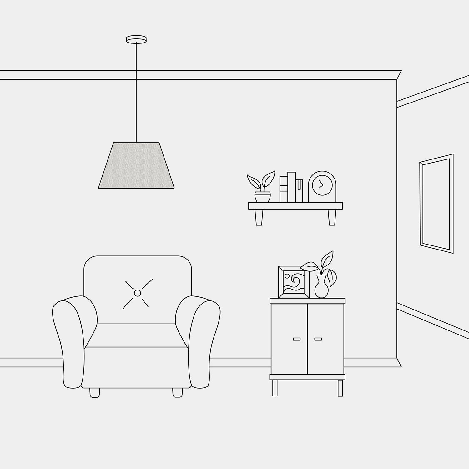 Paralume Impero M per sospensione con attacco E27 - Made in Italy - Lana Grigio Chiaro