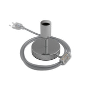 Alzaluce - Lampada da tavolo in metallo - Cromo 5 cm