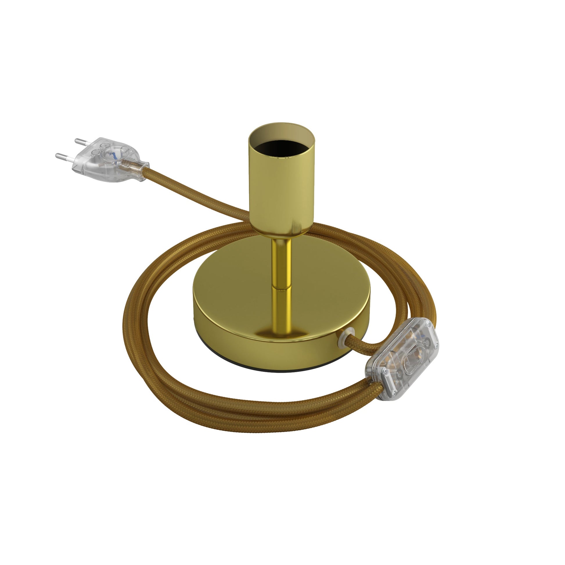 Alzaluce - Lampada da tavolo in metallo - Ottone 5 cm