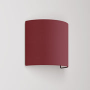 Applique Ventola con paralume in tessuto - Made in Italy - Arenal Bordeaux