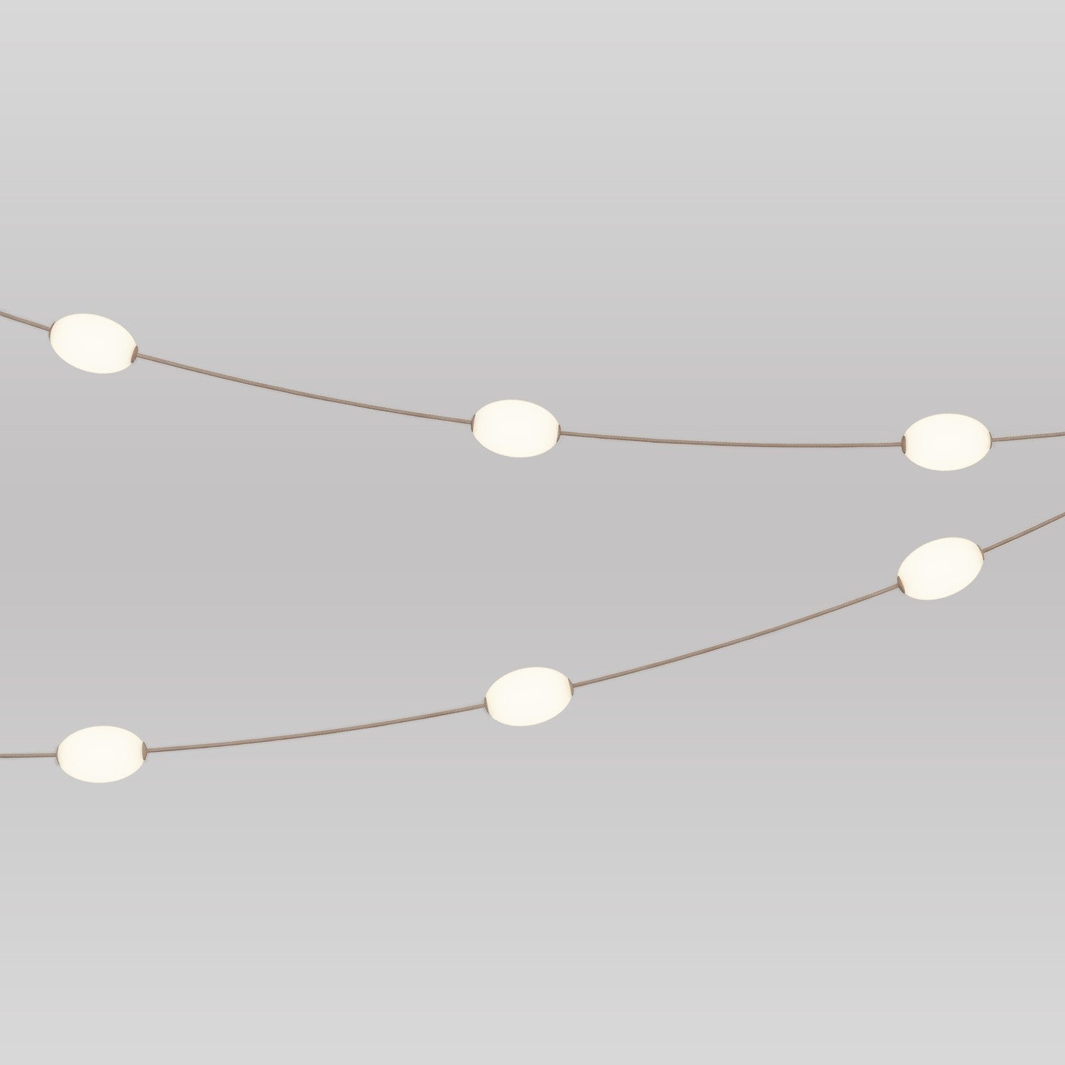 Catena luminosa 6 punti luce da esterno IP67 Desert Brown - Marina6