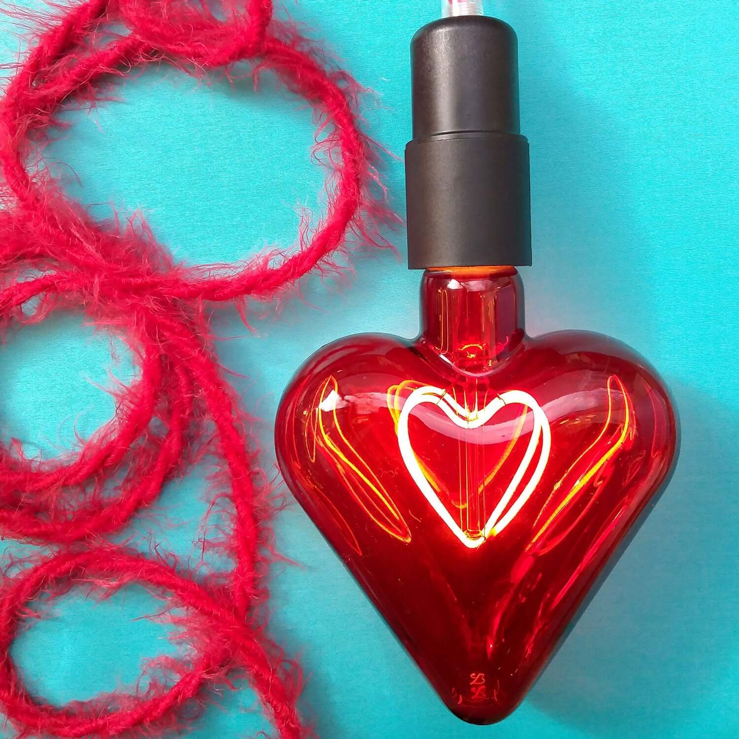 Cavo elettrico tessile color Rosso Fuoco Marlene - L'Originale Creative Cables, per le tue lampade di design - TP09