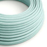 Cavo tessile in cotone color Verde Celadon - L'Originale Creative Cables, per lampade esclusive - RC18