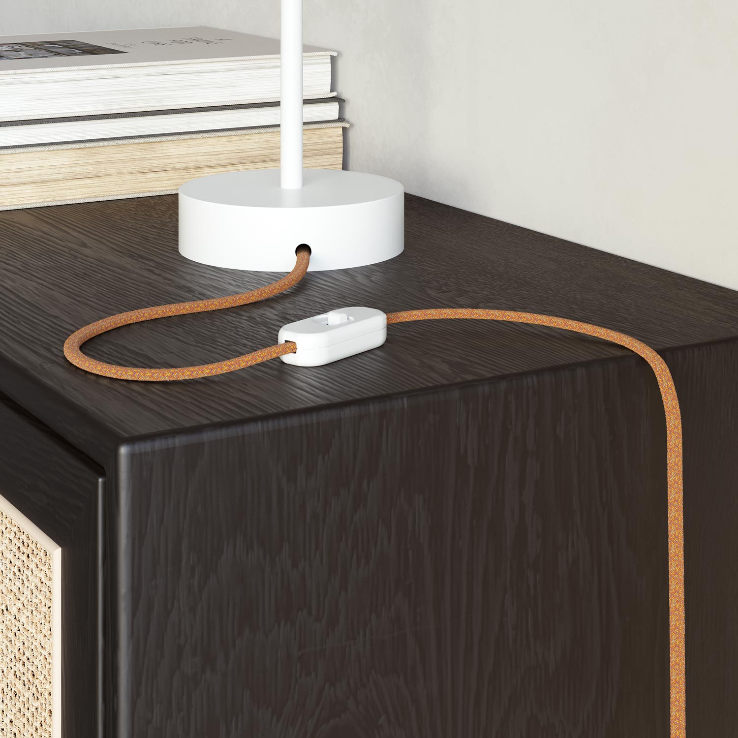 Cavo tessile piatto Indian summer cotone - PX07