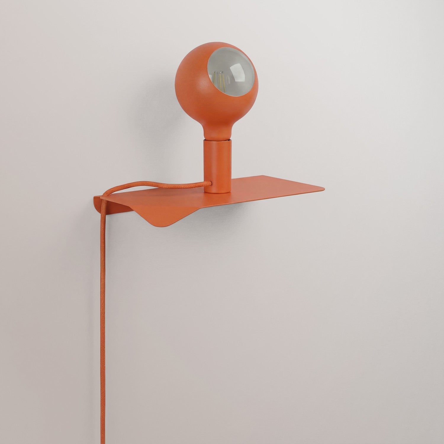 Combo Camo - Lampada con mensola - Arancione