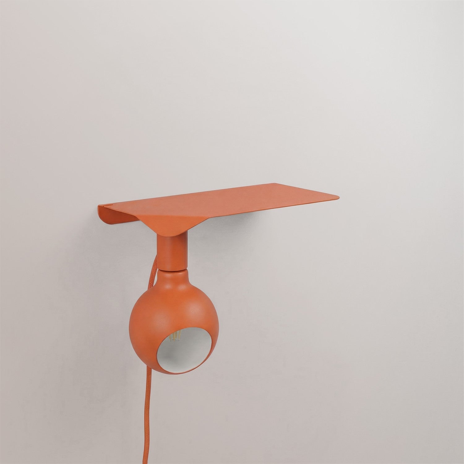 Combo Camo - Lampada con mensola - Arancione
