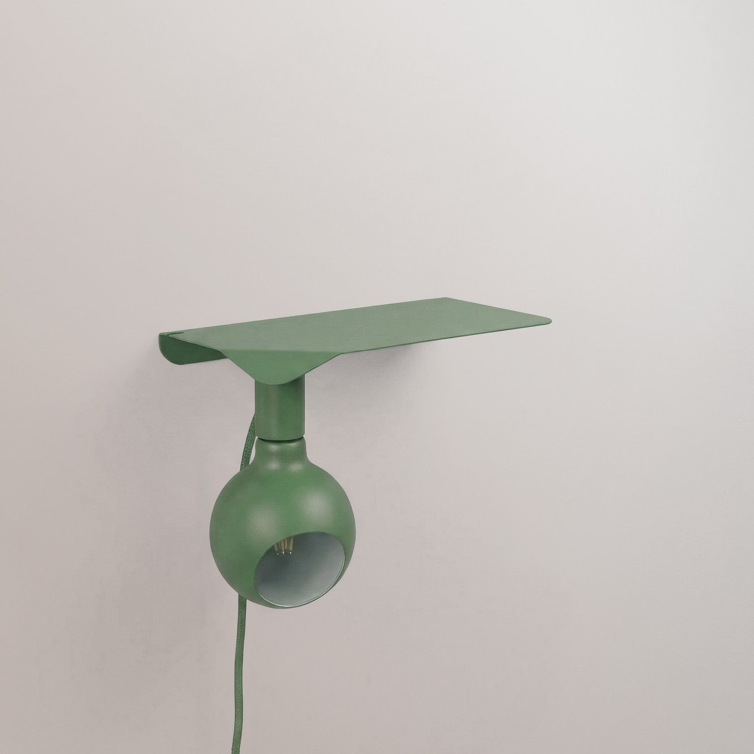 Combo Camo - Lampada con mensola - Verde