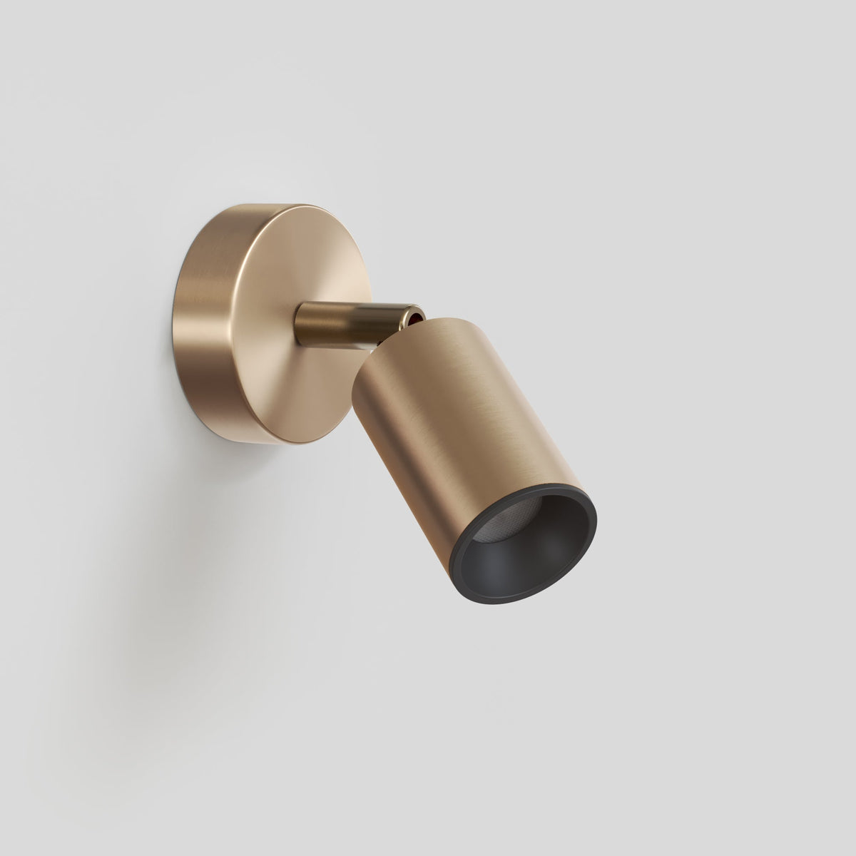 Faretto GU10 orientabile da parete o soffitto Bispot - Bronzo satinato / Nero Si No