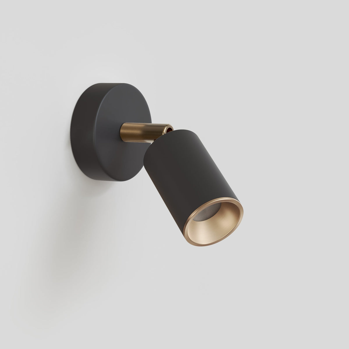 Faretto GU10 orientabile da parete o soffitto Bispot - Nero / Bronzo satinato Si No