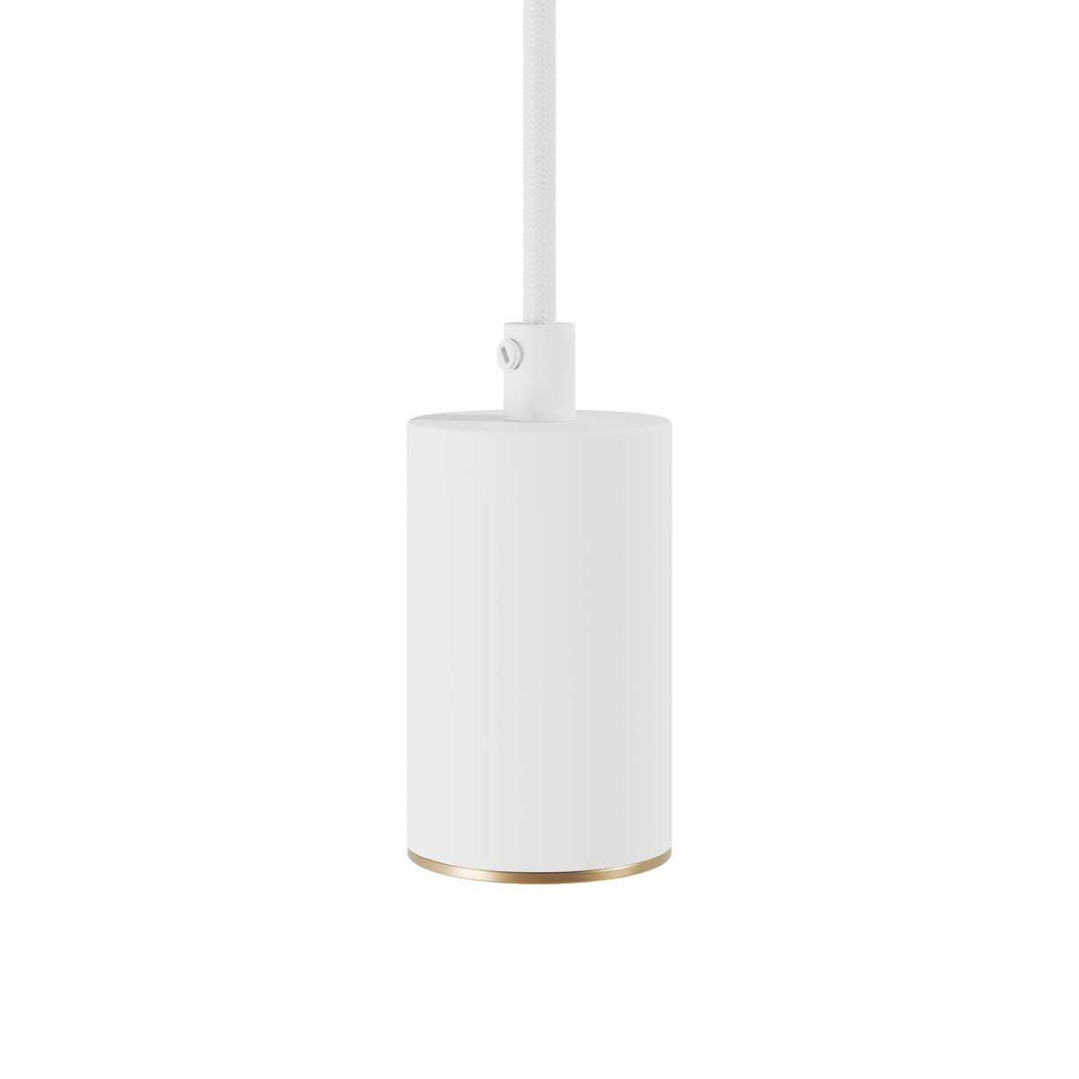 Faretto GU10 Spotlight LED Bispot - Bianco opaco / Bronzo satinato