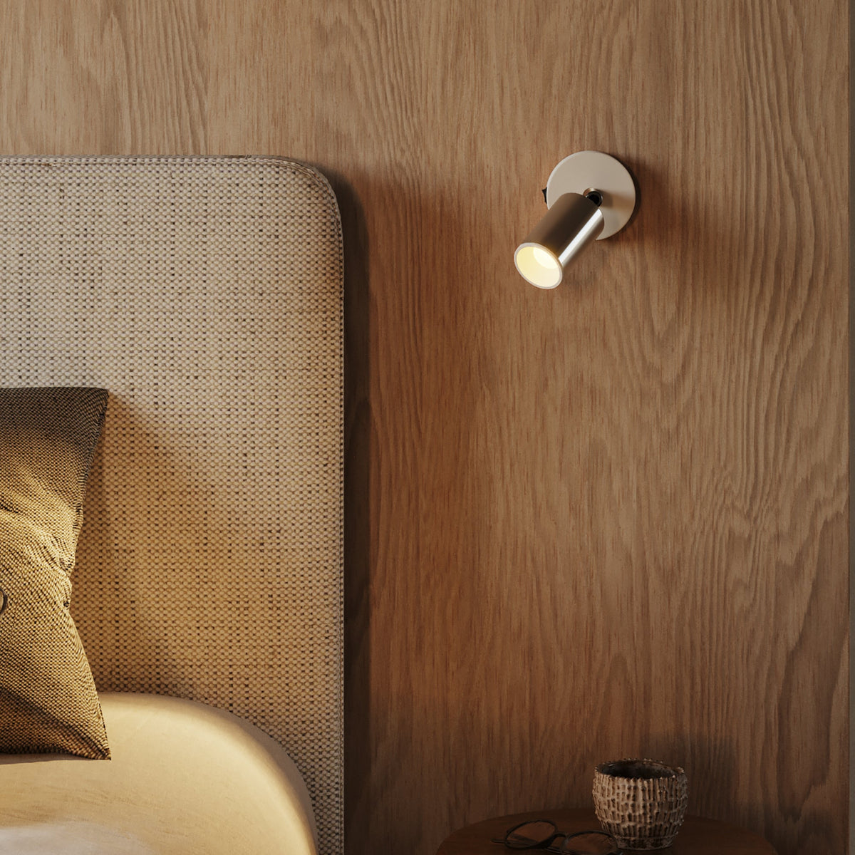Faretto GU10 Spotlight LED Bispot - Cromo / Bianco opaco