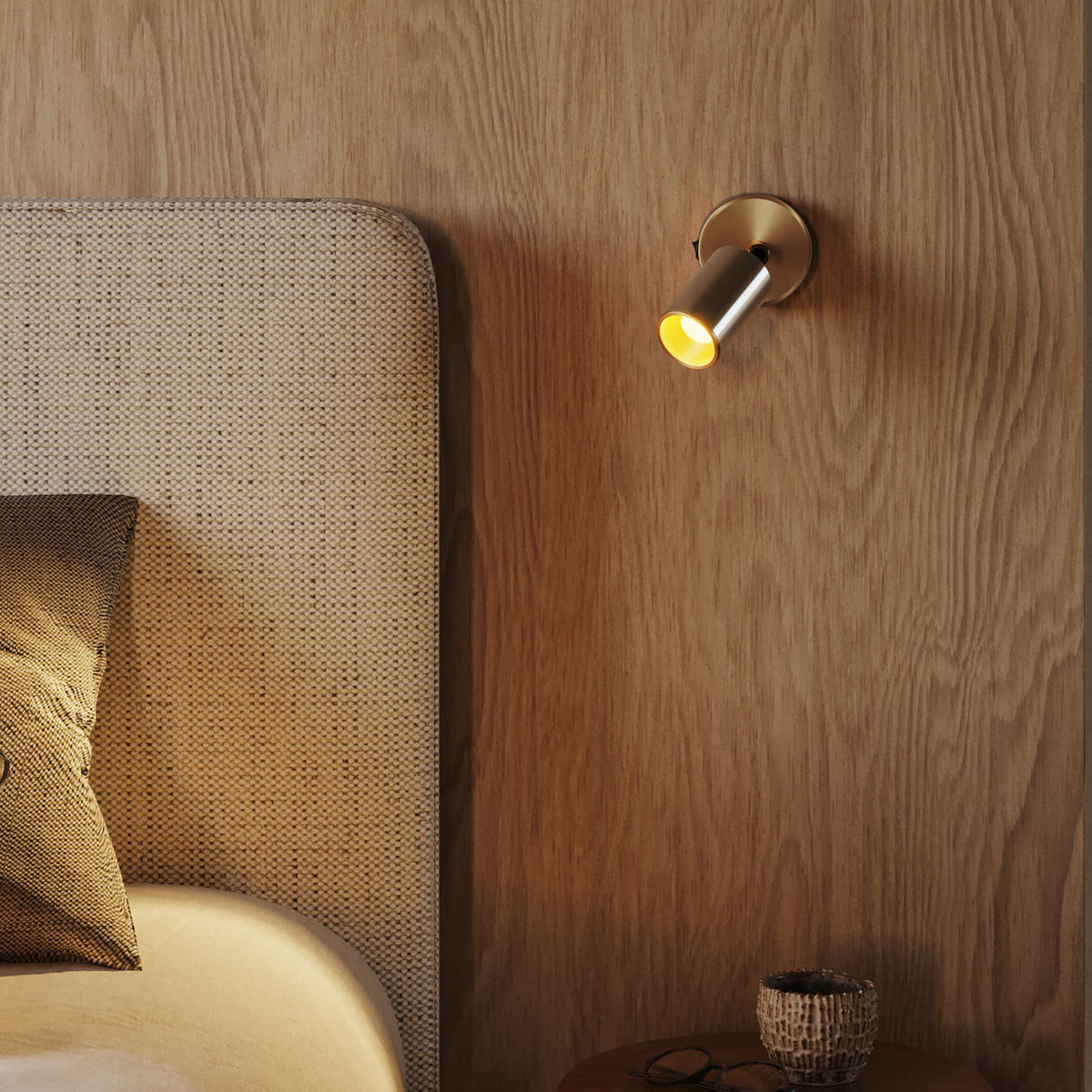 Faretto GU10 Spotlight LED Bispot - Cromo / Bronzo satinato