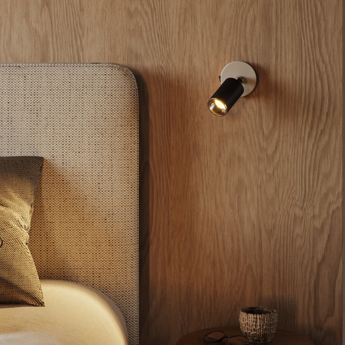Faretto GU10 Spotlight LED Bispot - Nero / Cromo