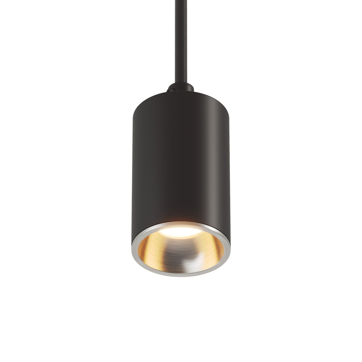 Faretto GU10 Spotlight LED Bispot - Nero / Titanio satinato