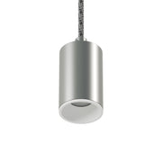 Faretto GU10 Spotlight LED Bispot - Titanio satinato / Bianco opaco