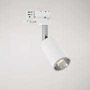 Faretto orientabile Bispot per sistema a binario - Bianco opaco / Cromo Si Powergear