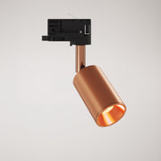 Faretto orientabile Bispot per sistema a binario - Rame satinato Si Powergear