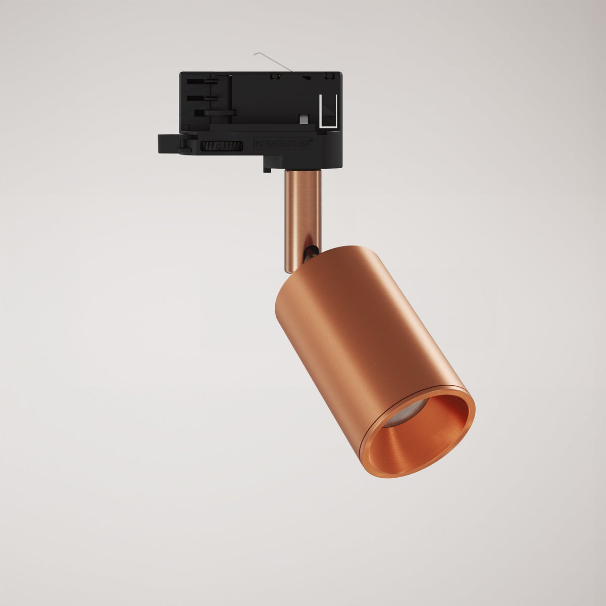 Faretto orientabile Bispot per sistema a binario - Rame satinato Si Powergear