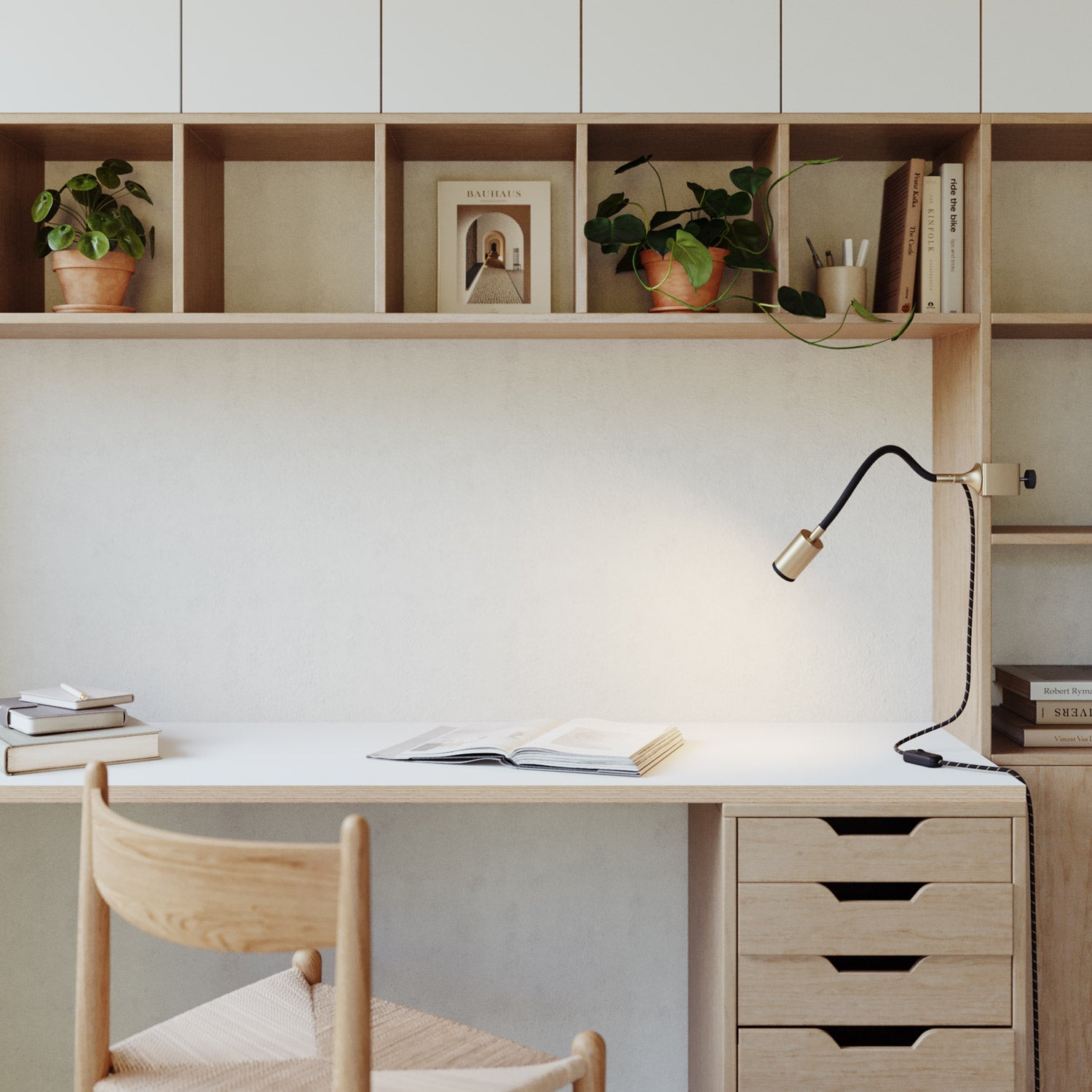 Faretto snodabile MAG-Y con pinza - Bronzo satinato