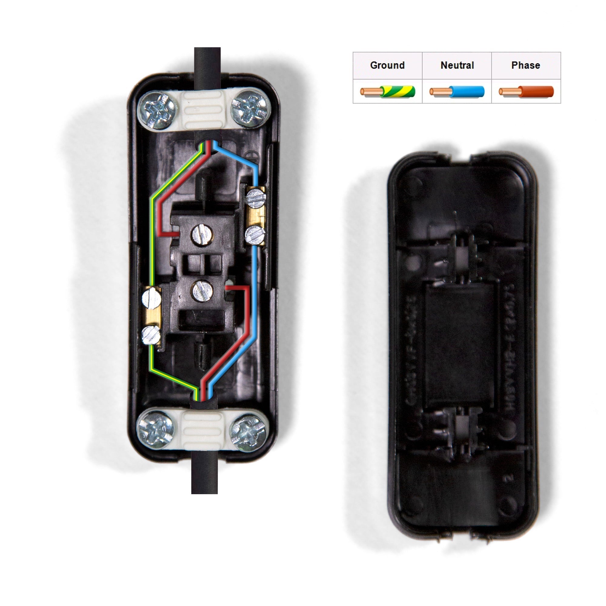 Interruttore Rompifilo Unipolare a bilancere - Nero