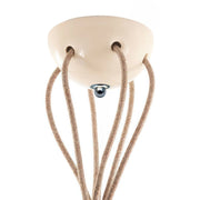 Kit rosone in ceramica a 6 fori - Avorio