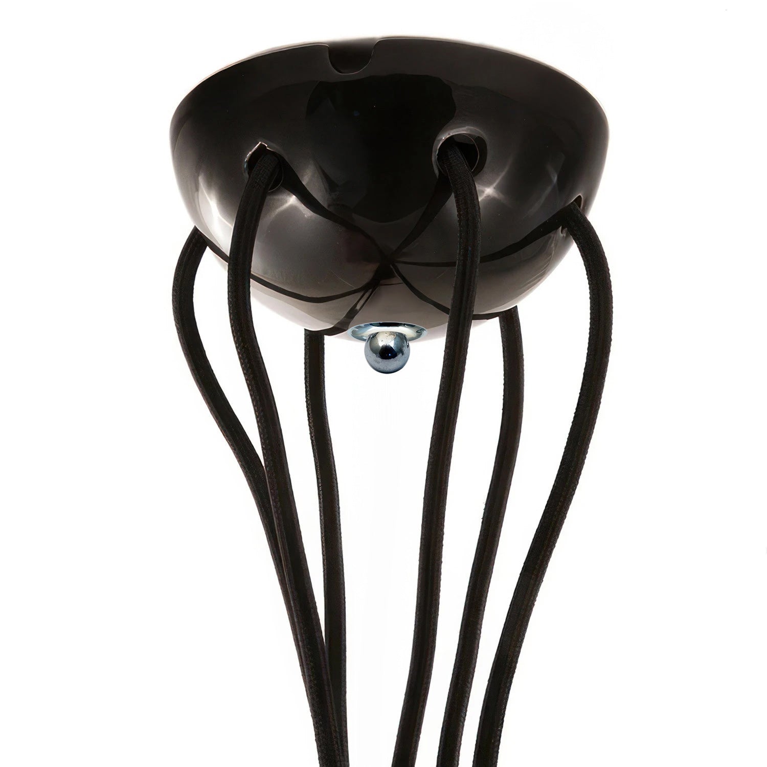 Kit rosone in ceramica a 6 fori - Nero