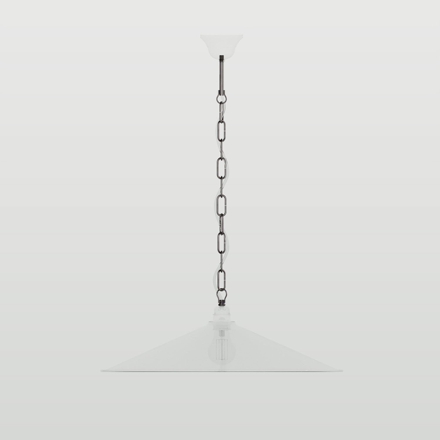 Kit sospensione meccanica con catena genovese in ferro - Catena 50 cm, tigetta e gancio M10x1