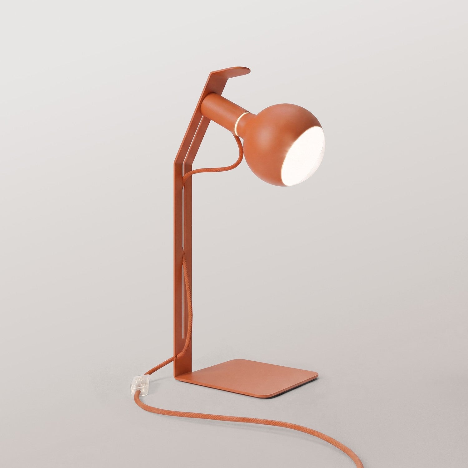 Koso Lucia - Lampada da tavolo con spina UK - Arancione