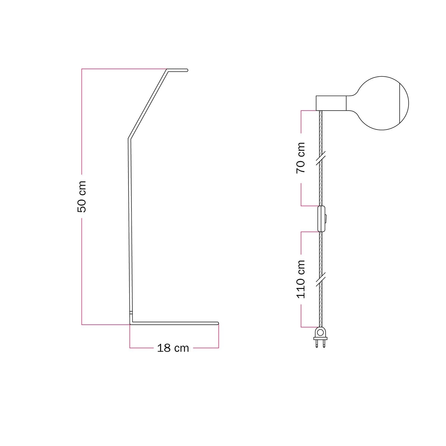 Koso Lucia - Lampada da tavolo - Panna