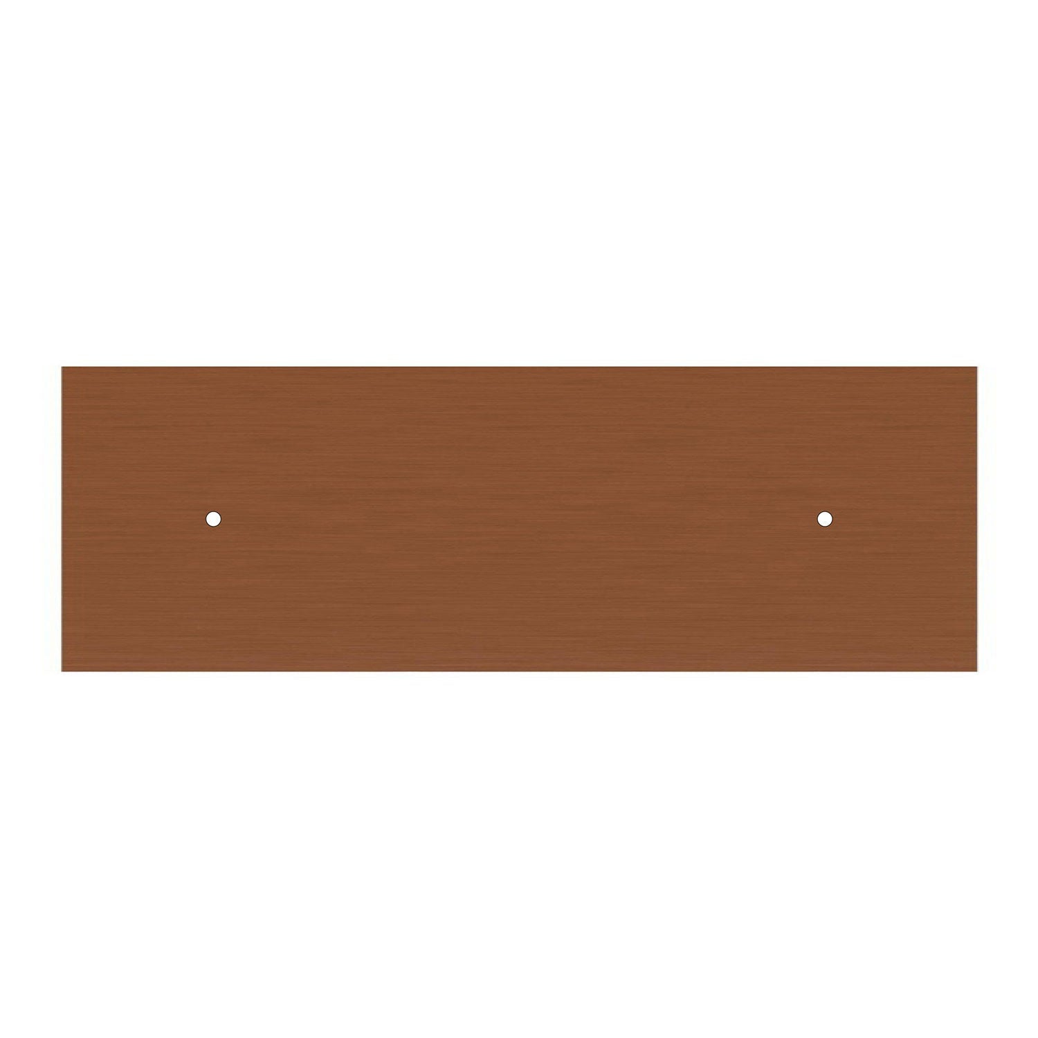 Lampada a sospensione a 2 cadute con XXL Rose-One rettangolare 675 mm con finiture in metallo - Rame satinato