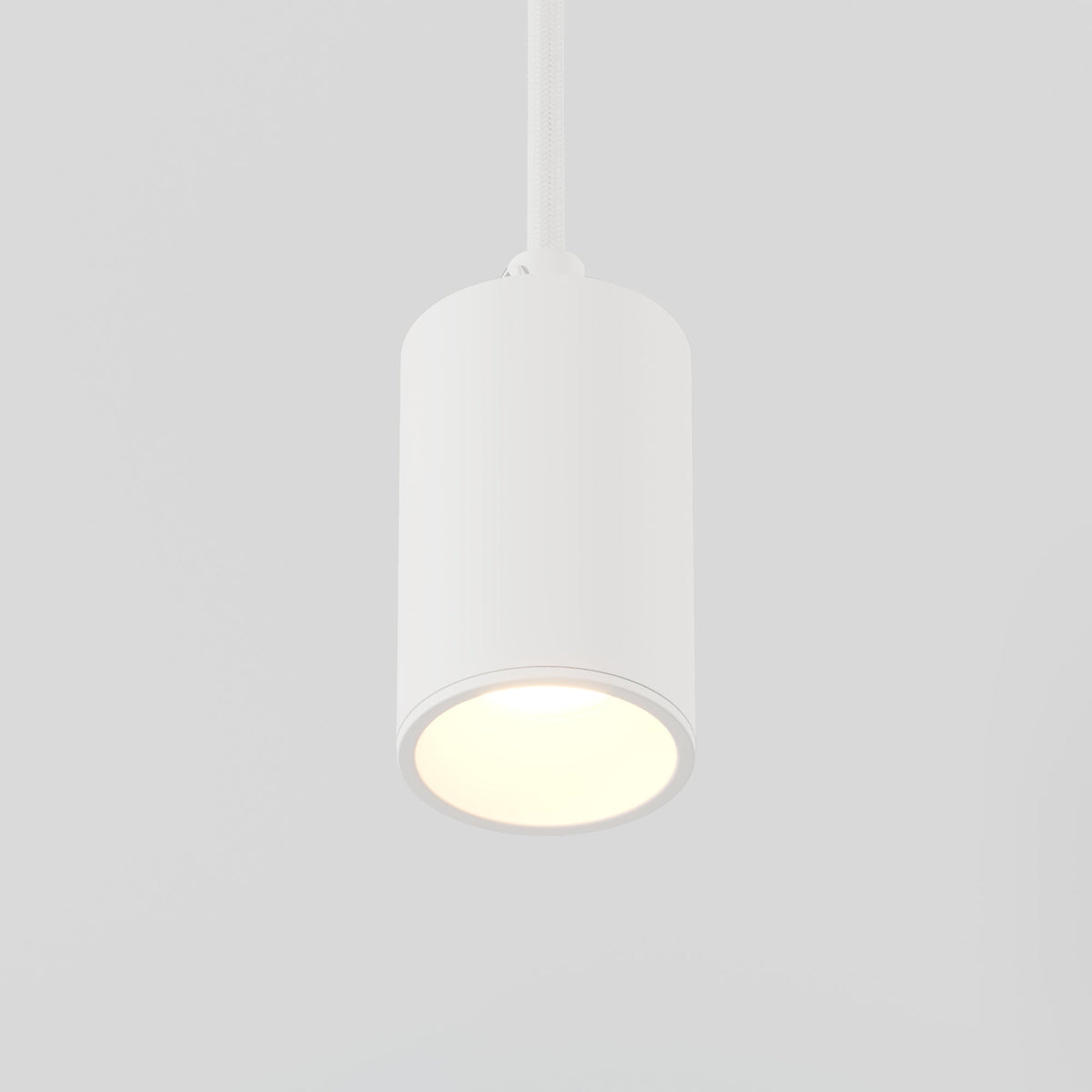 Lampada a sospensione con 4 faretti GU10 Bispot - Bianco