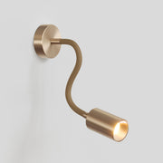Lampada da parete o soffitto con faretto GU10 Bispot e braccio orientabile Flex 30 cm - Bronzo satinato Si No