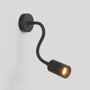 Lampada da parete o soffitto con faretto GU10 Bispot e braccio orientabile Flex 30 cm - Nero Si No