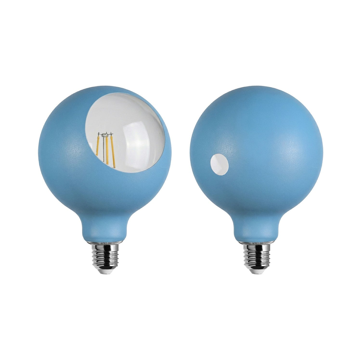 Lampadina LED Camo G125 4,8W 806Lm E27 2700K Dimmerabile - Blu