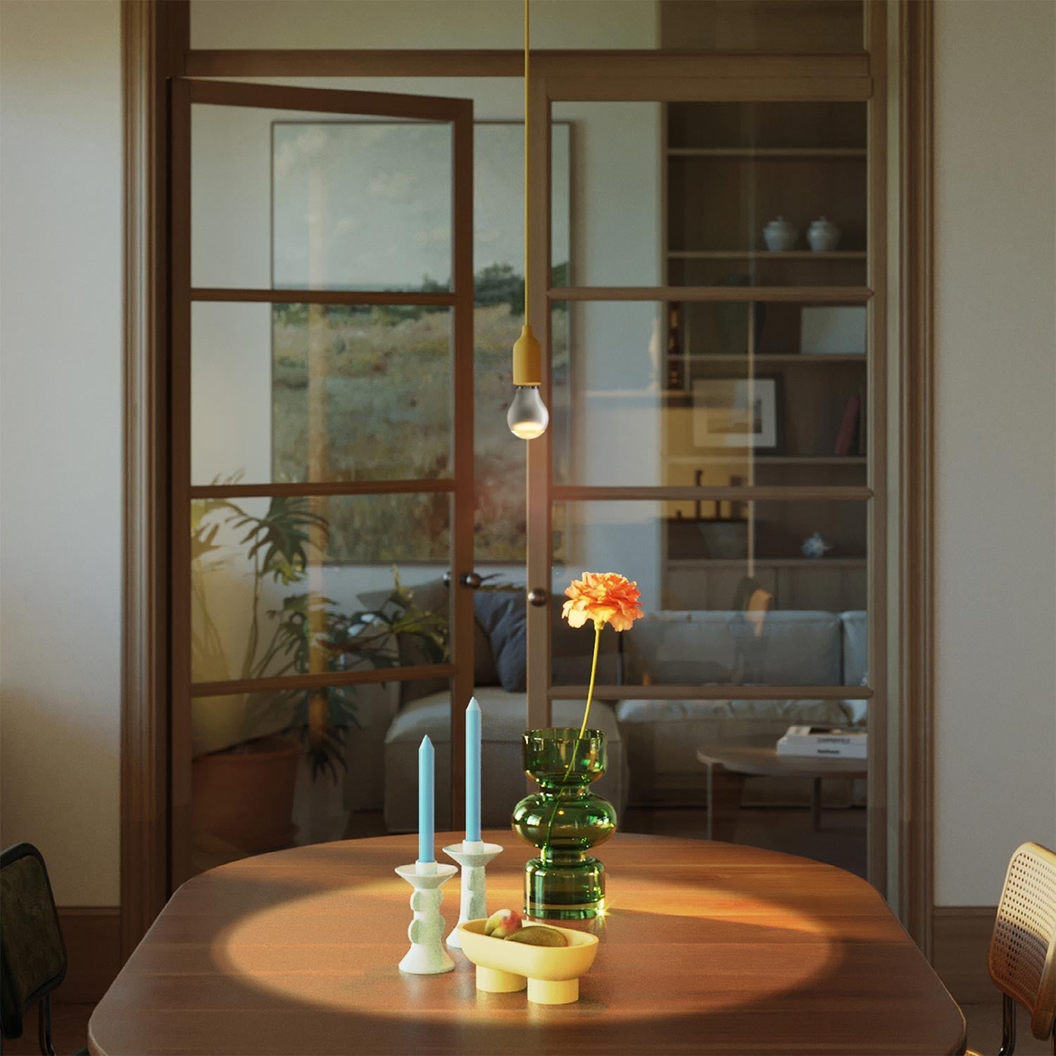 Lampadina LED Half Frosted Lens Goccia A60 7W 806Lm 2700K Dimmerabile - A08