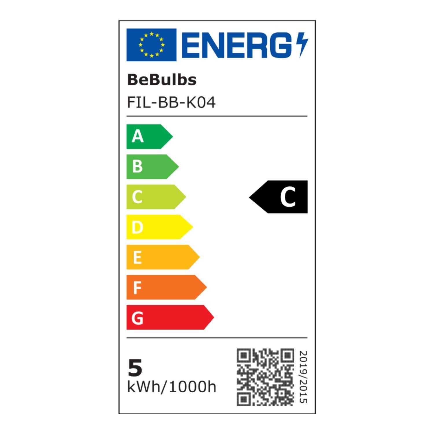 Lampadina LED Lucia G125 4,8W 806Lm E27 2700K Dimmerabile - Giallo