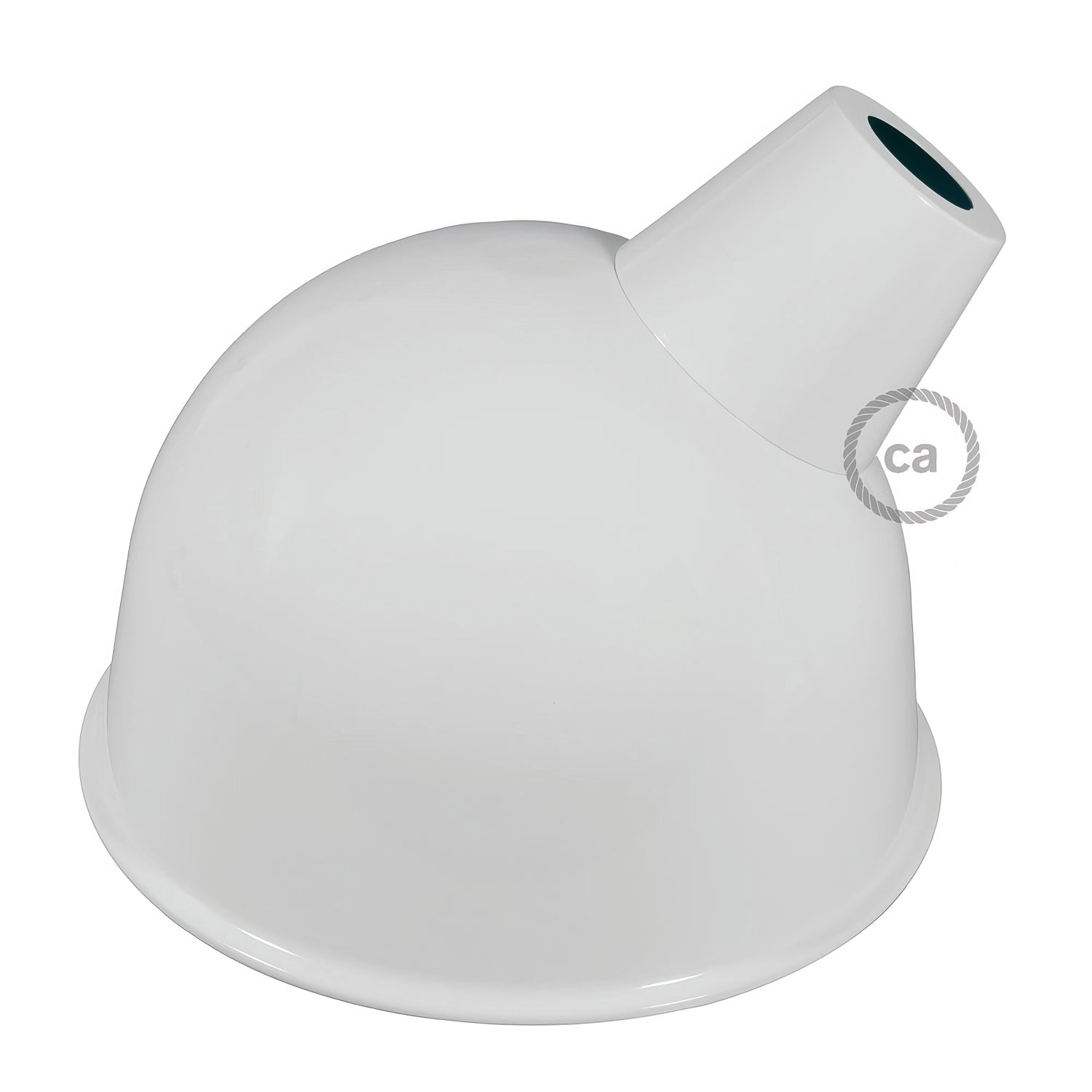 Paralume Broadway in metallo smaltato con attacco E27 - Bianco