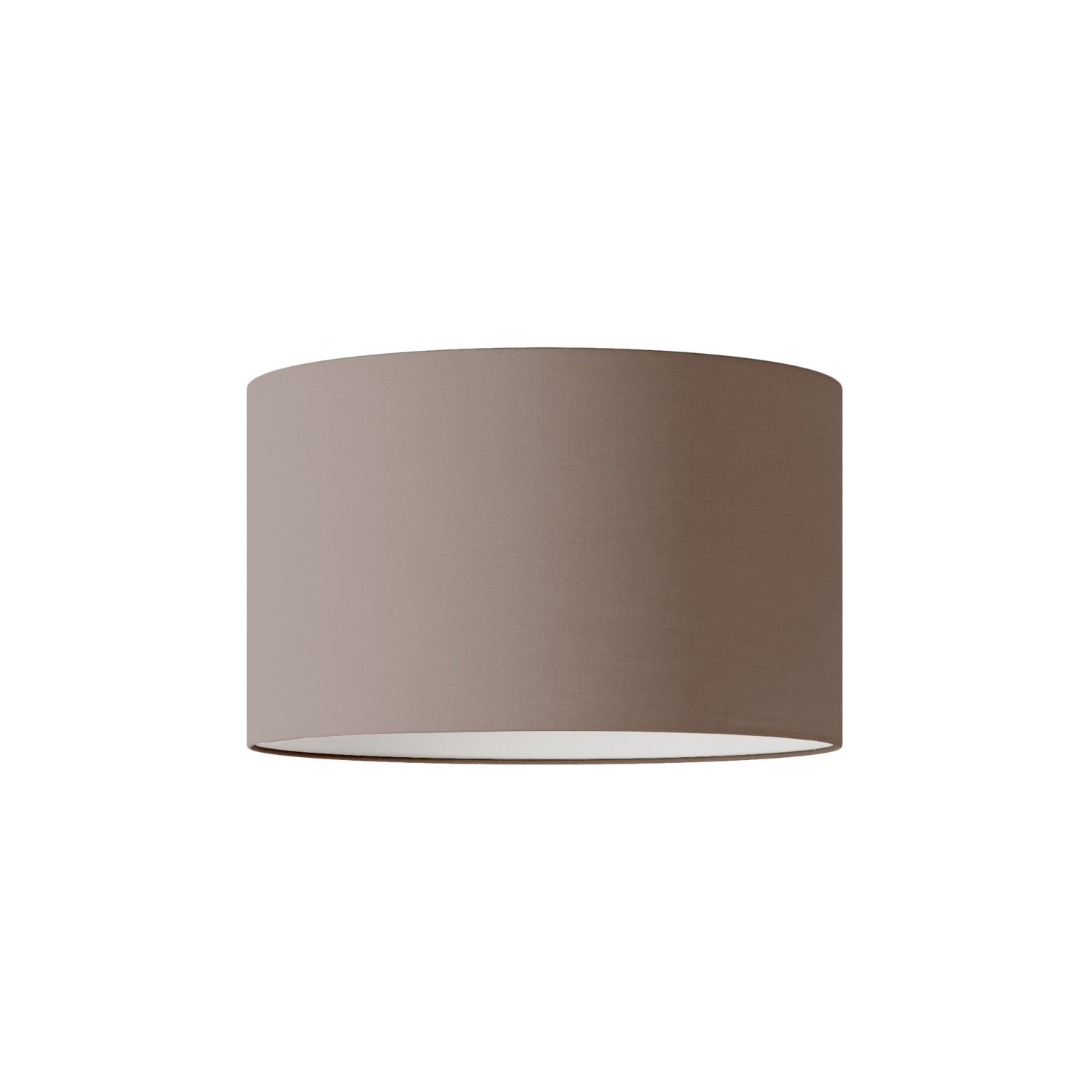 Paralume Cilindro L in tessuto con attacco E27 - Made in Italy - Arenal Cenere