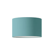 Paralume Cilindro L in tessuto con attacco E27 - Made in Italy - Teletta Verde Dubbio
