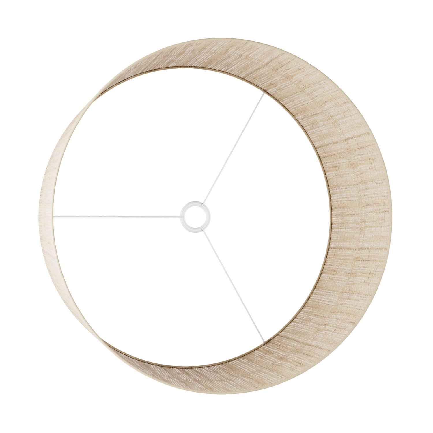 Paralume Cilindro XXL in tessuto con attacco E27 - Made in Italy - Raphia