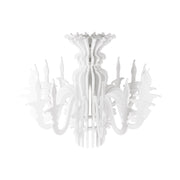 Paralume classico SHHANDELIER in materiale fonoassorbente - Bianco melange