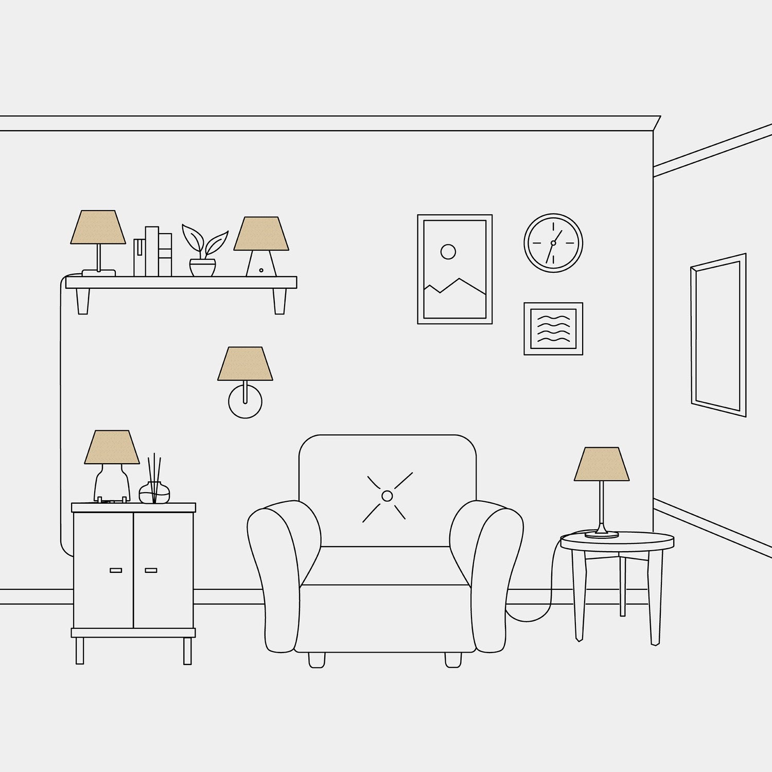 Paralume Impero con attacco E27 per lampada da tavolo o applique - Made in Italy - Juta naturale