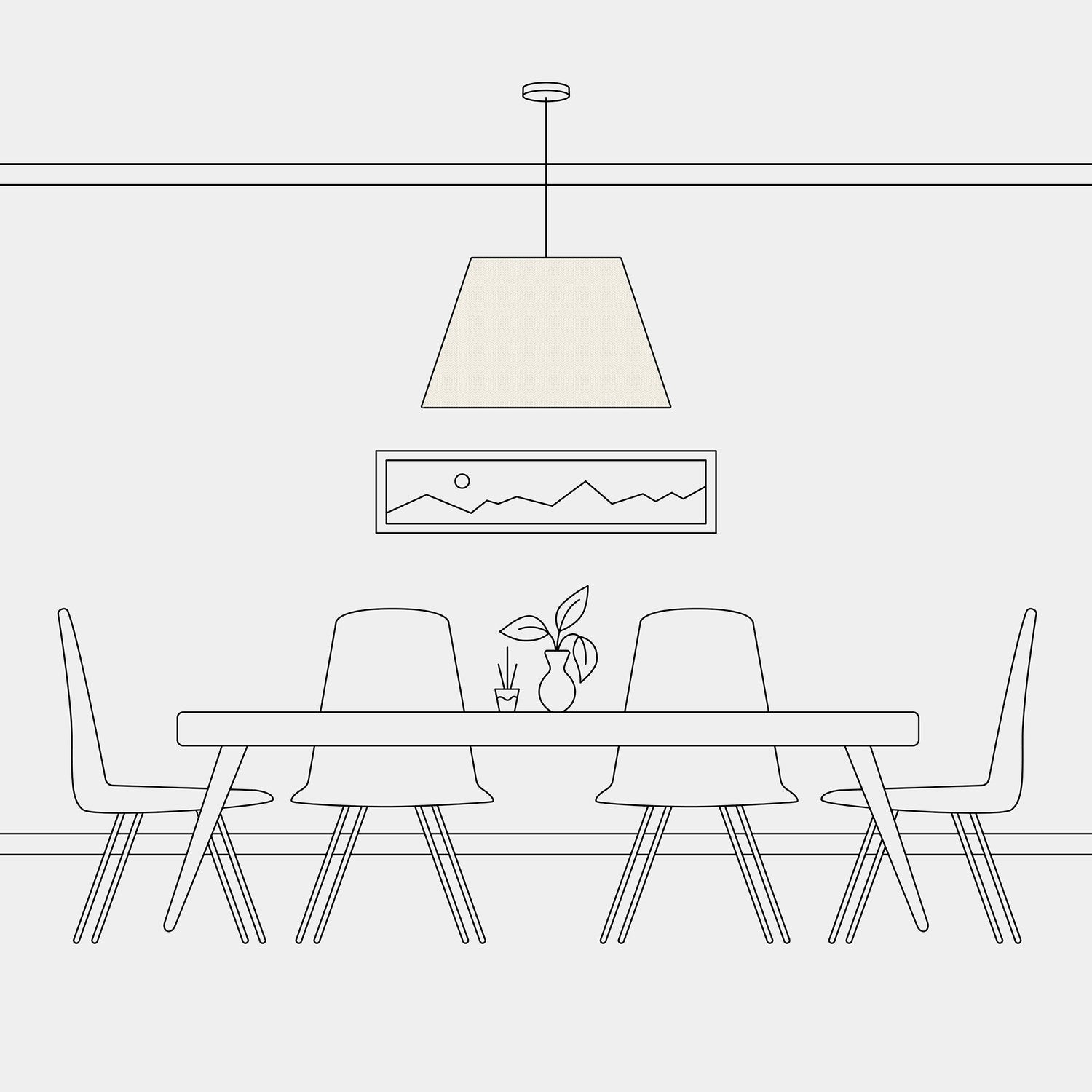 Paralume Impero L per sospensione con attacco E27 - Made in Italy - Juta Chiara