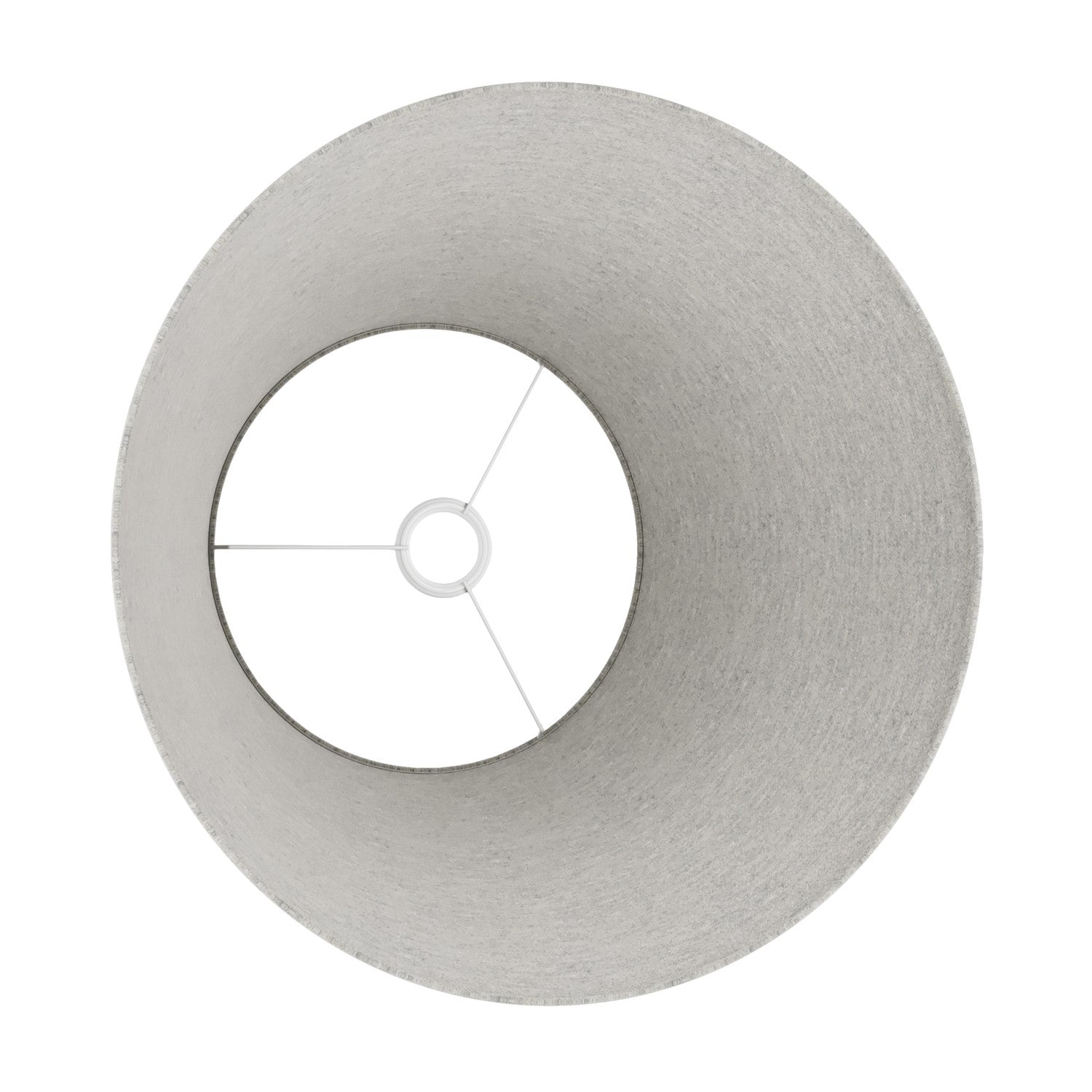 Paralume Impero L per sospensione con attacco E27 - Made in Italy - Lana Grigio Chiaro