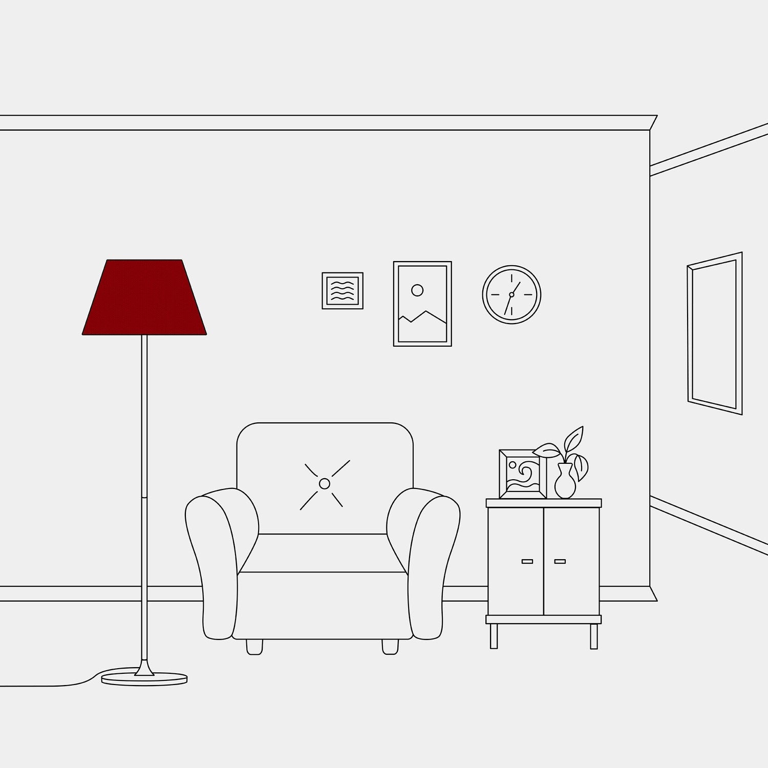 Paralume Impero M in tessuto per lampada da tavolo o applique con attacco E27 - Made in Italy - Lana aragosta