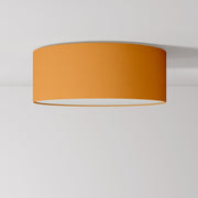 Plafoniera in tessuto Medium Slim - Made in Italy - Teletta Mandarino