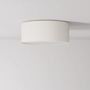 Plafoniera in tessuto Small Arenal sabbia - Made in Italy