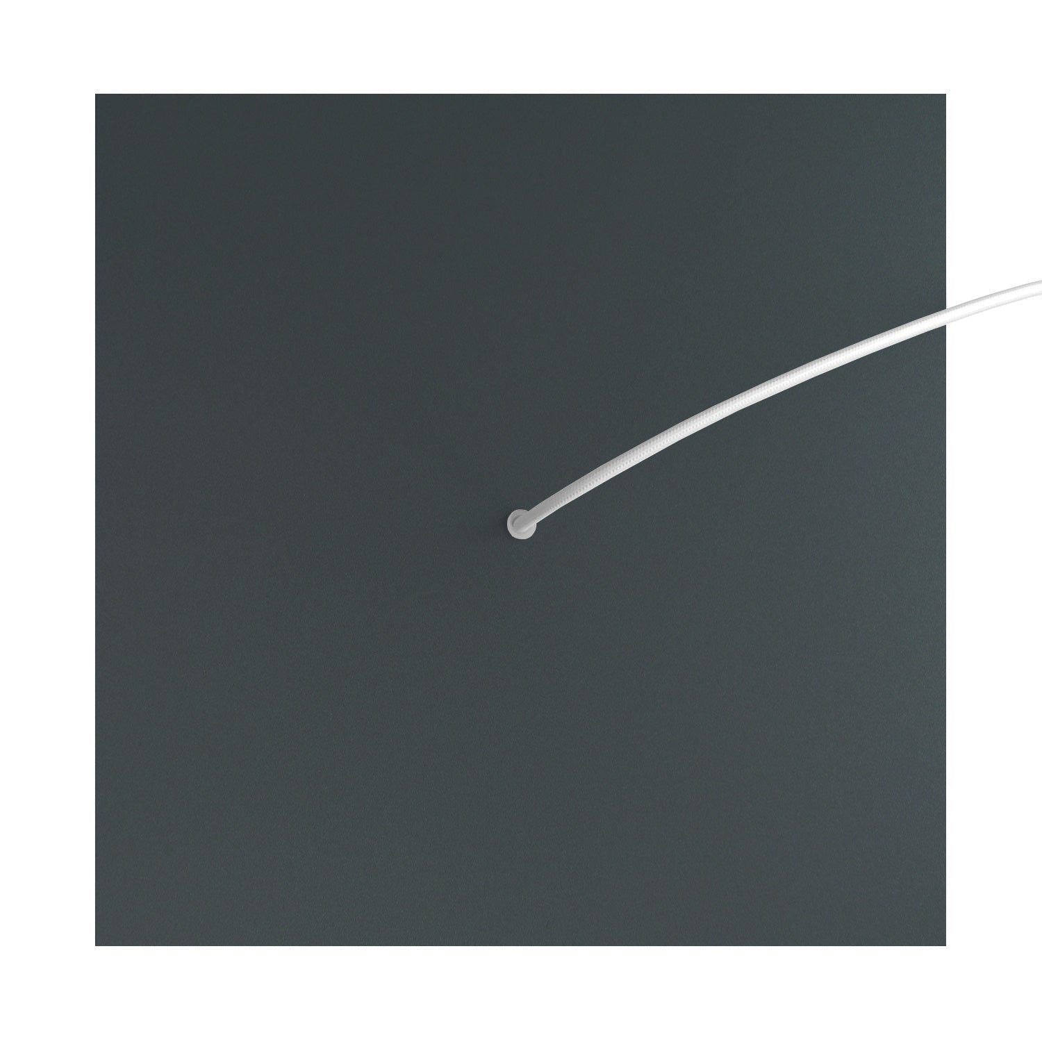 Rosone XXL Rose-One quadrato, 400 mm con 1 foro e 4 fori laterali - Antracite Bianco